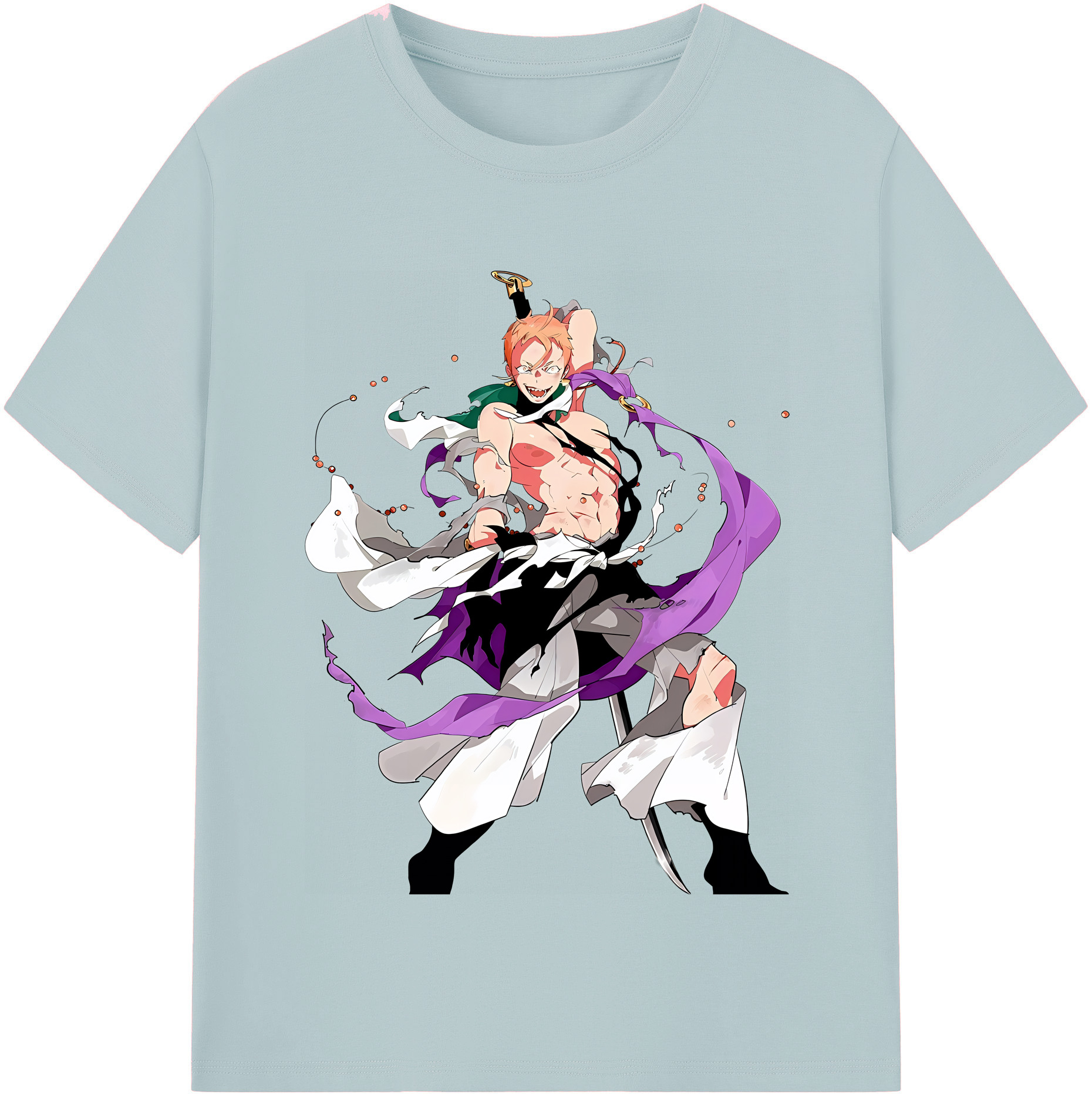 （画像用） 刀剣乱舞 Touken Ranbu 綿100％半袖Tシャツ（フロントプリント）